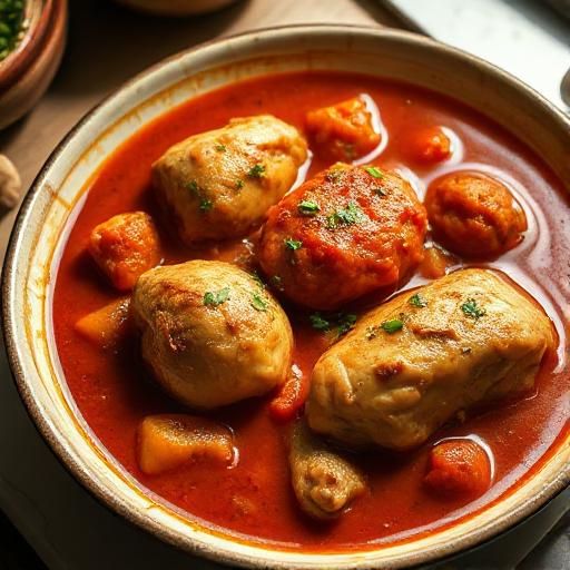 Braised Chicken and Tomato Stew
