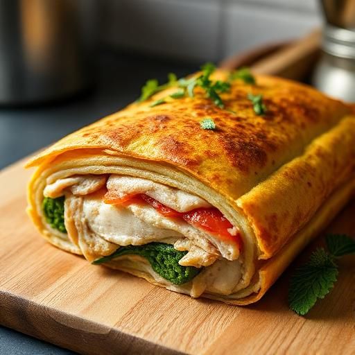 Chicken and Vegetable Mille-Feuille