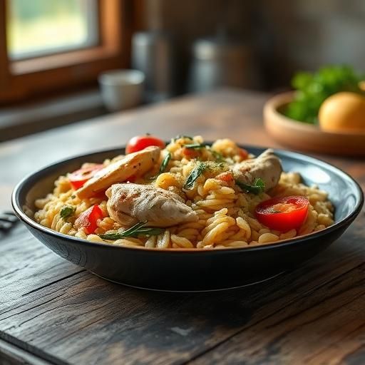 Italian Chicken and Vegetable Risotto