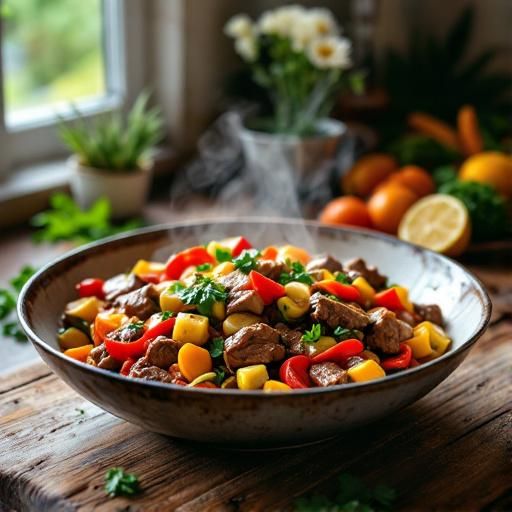 Sicilian Beef and Vegetable Stir Fry