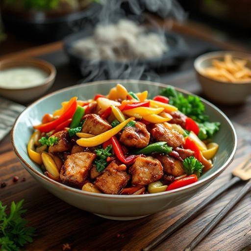 Japanese-Style Pork and Vegetable Stir-Fry with Umami-Packed Sauce