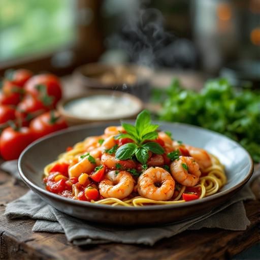 Shrimp and Tomato Salsa Fresca
