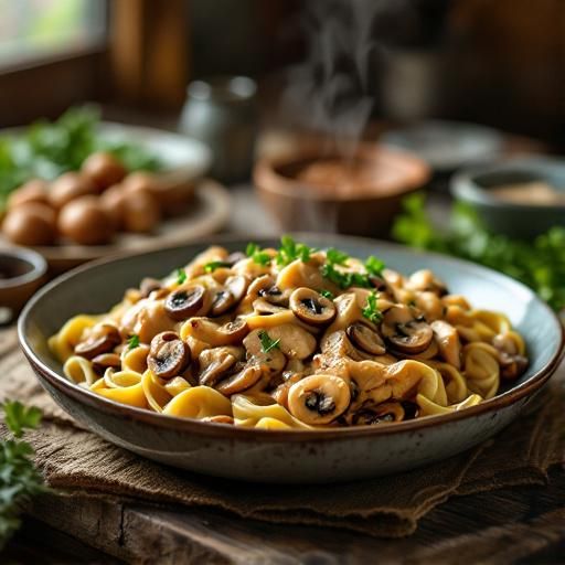 Chicken & Mushroom Stroganoff