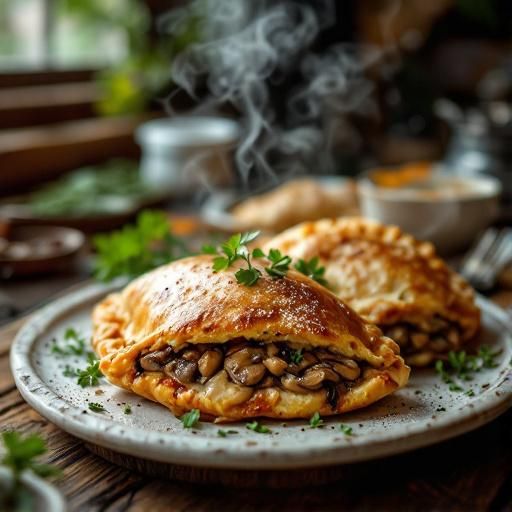 Spanish-Style Pork and Mushroom Empanadas