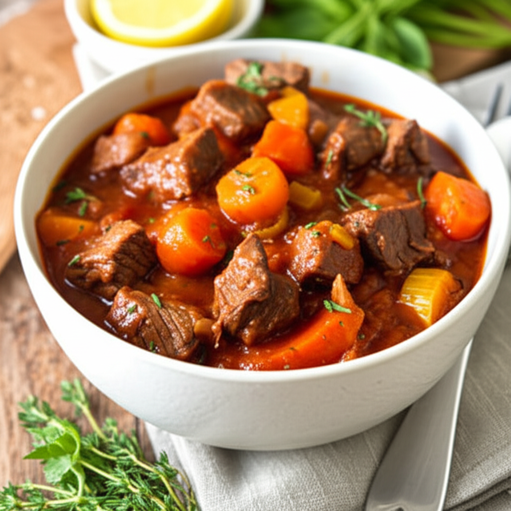 Hearty Beef and Tomato Braise