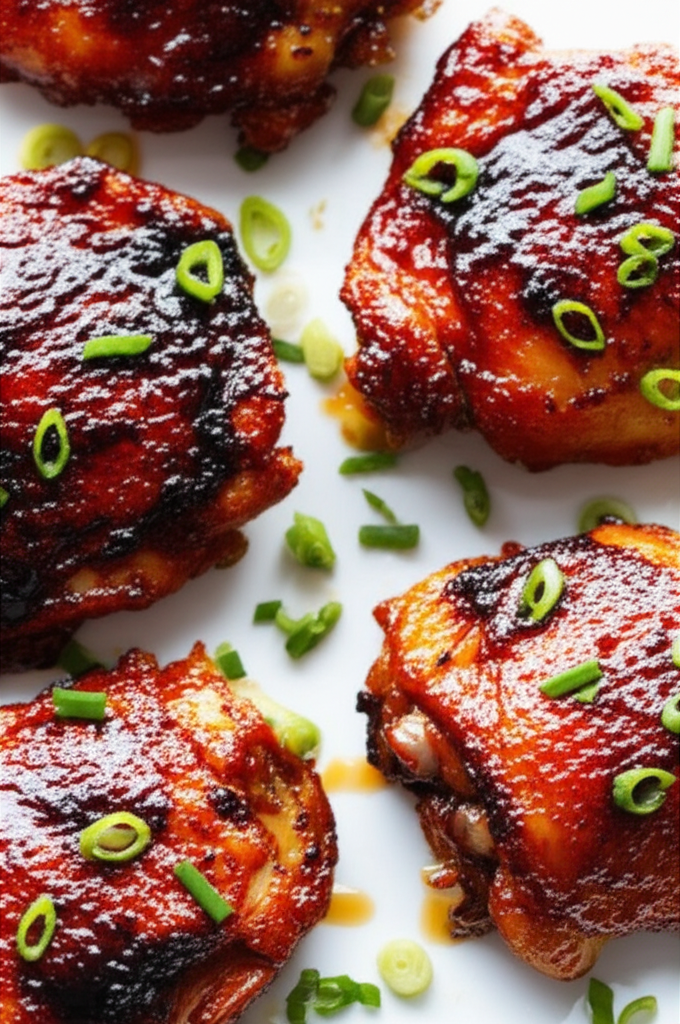 Sticky Honey-Soy Glazed Chicken Thighs