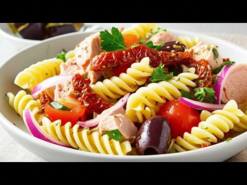 Mediterranean Tuna Pasta Salad