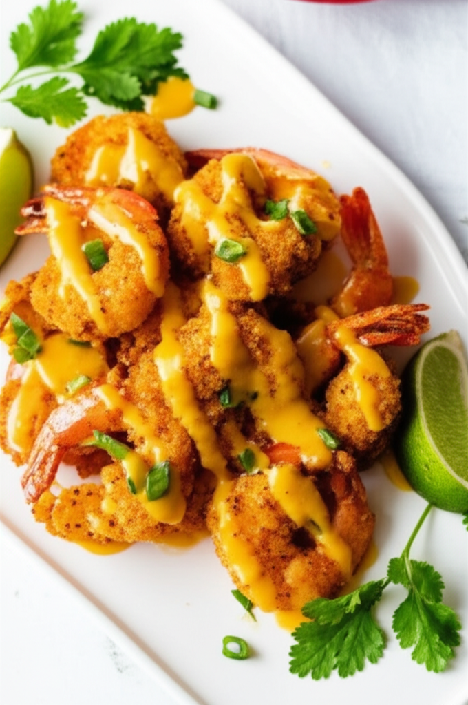 Tropical Panko Shrimp with Spicy Mango-Lime Glaze