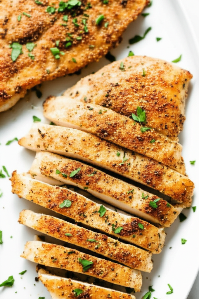 Pan-Seared Herbed Chicken Breast with Golden Crust