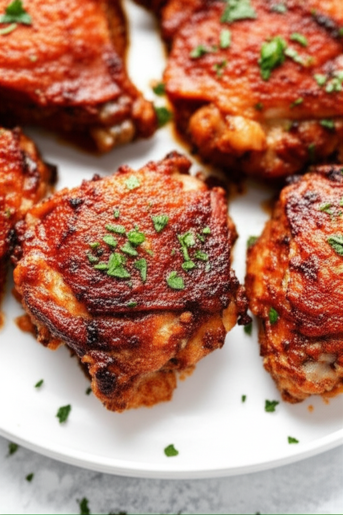 Slow-Cooked Spicy Paprika Chicken Thighs