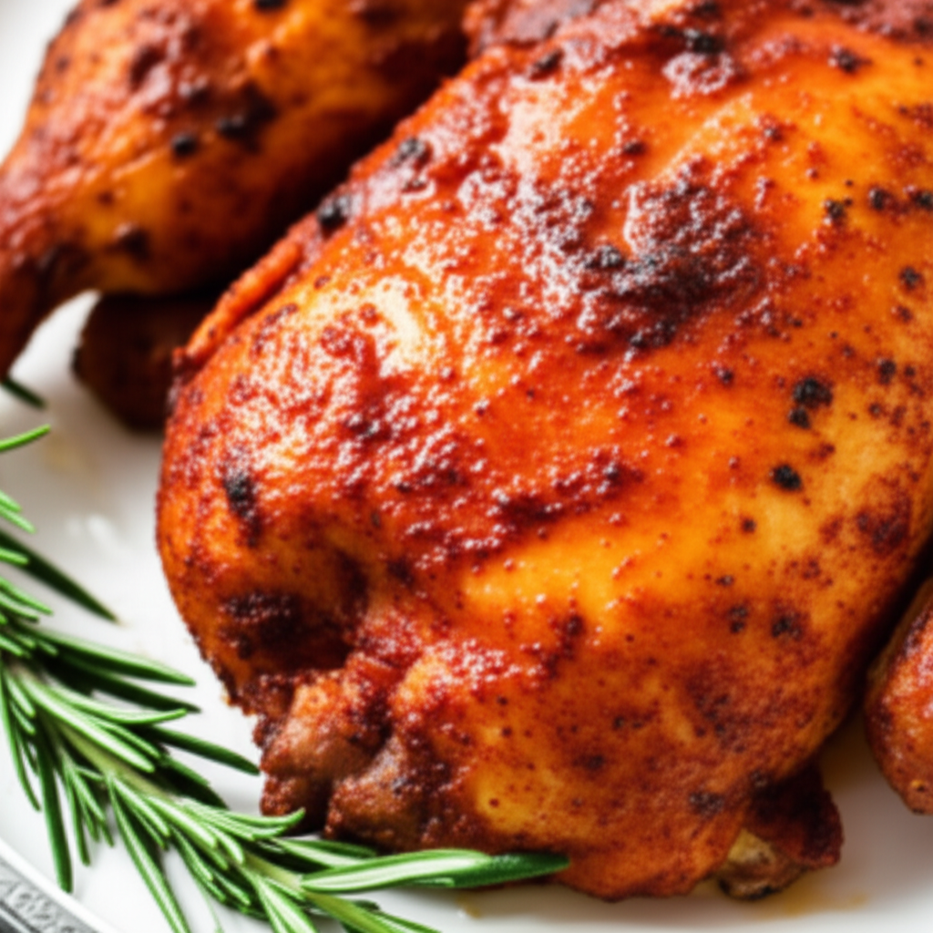 Fiery Paprika Roasted Chicken