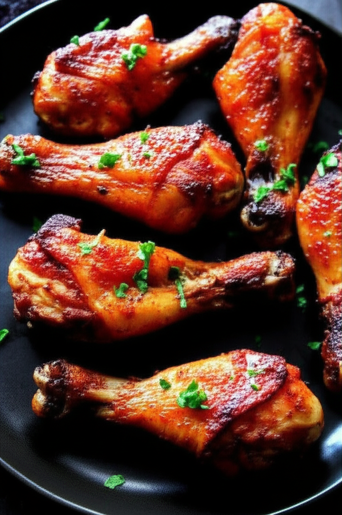 Fiery Roasted Chicken Drumsticks with Crispy Skin