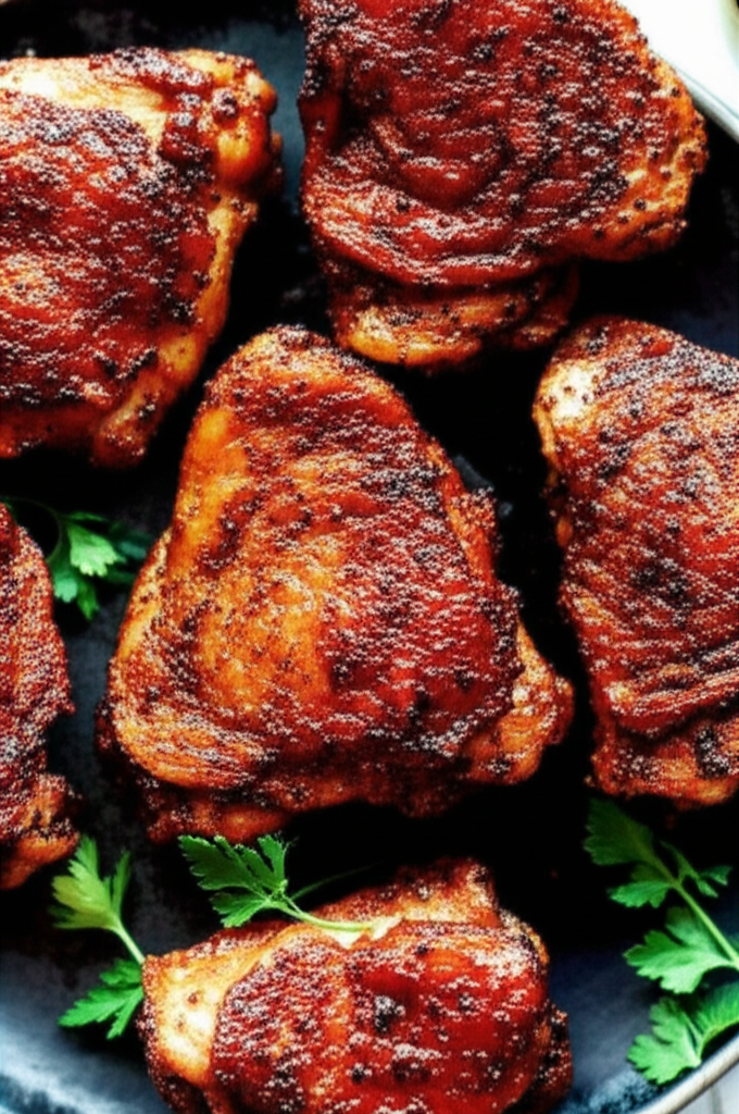 Fiery Roasted Chicken Thighs with Smoky Spices