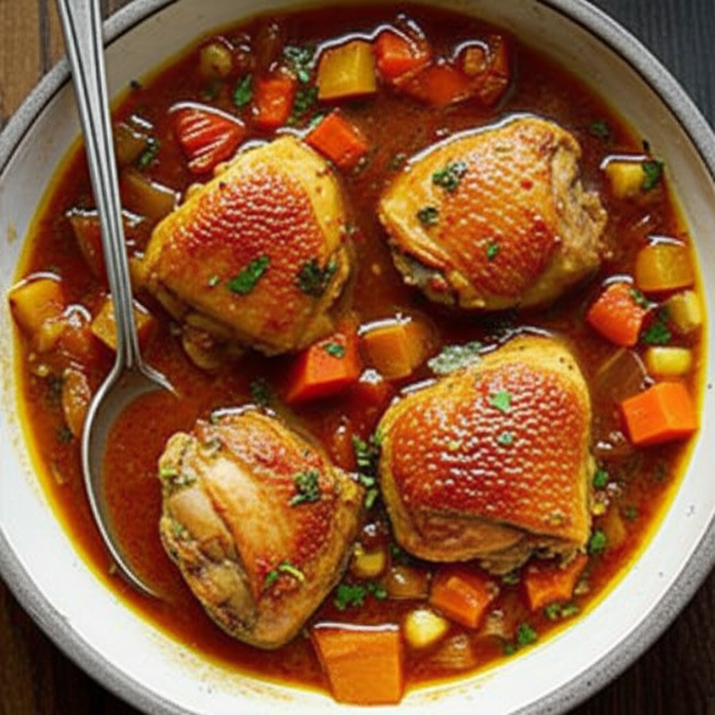 Hearty Spiced Chicken Braise