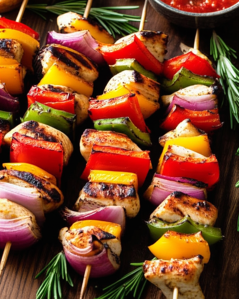 Smoky Grilled Chicken Skewers