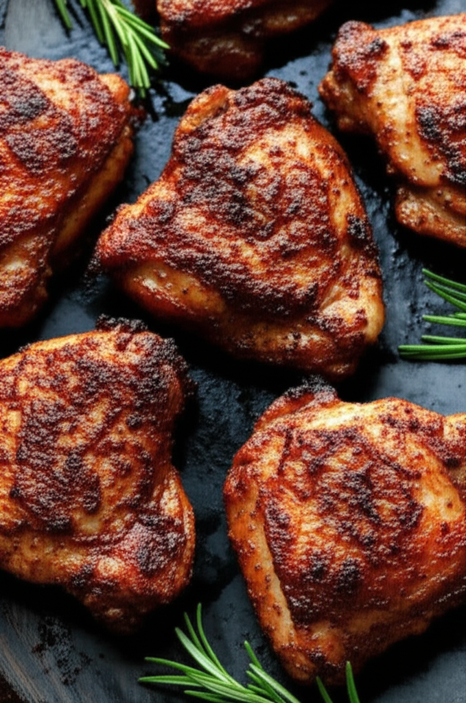 Smoky Spiced Grilled Chicken Thighs
