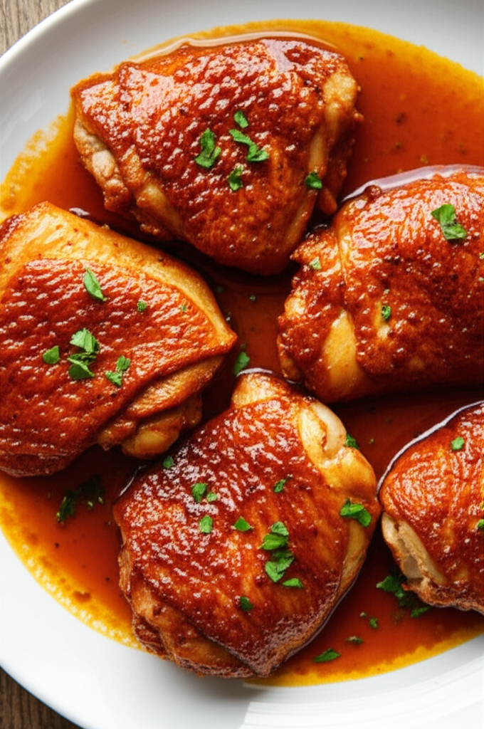 Fiery Smoked Paprika Braised Chicken
