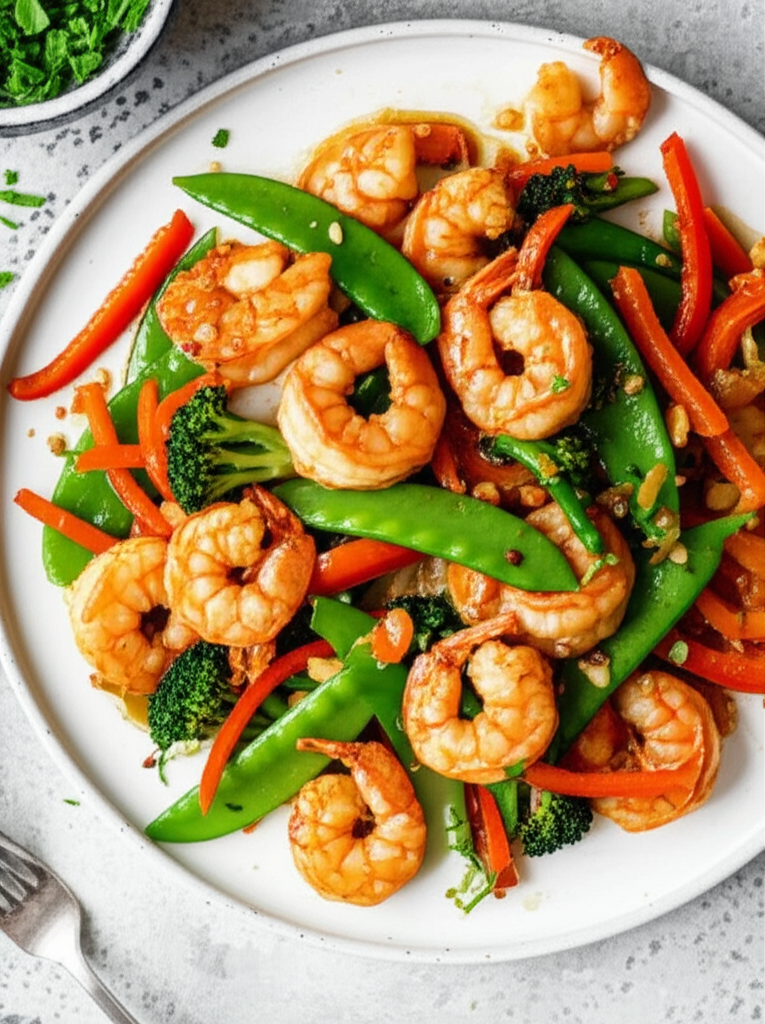 Zesty Garlic Shrimp Stir-Fry