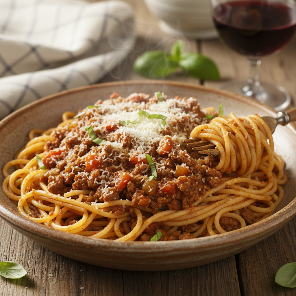 Classic Italian Spaghetti Bolognese