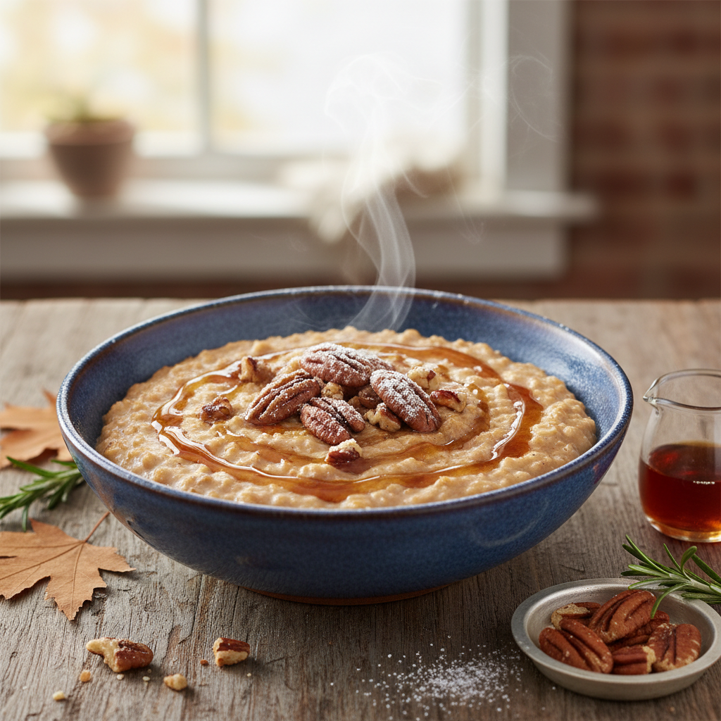 Maple Pecan Oatmeal