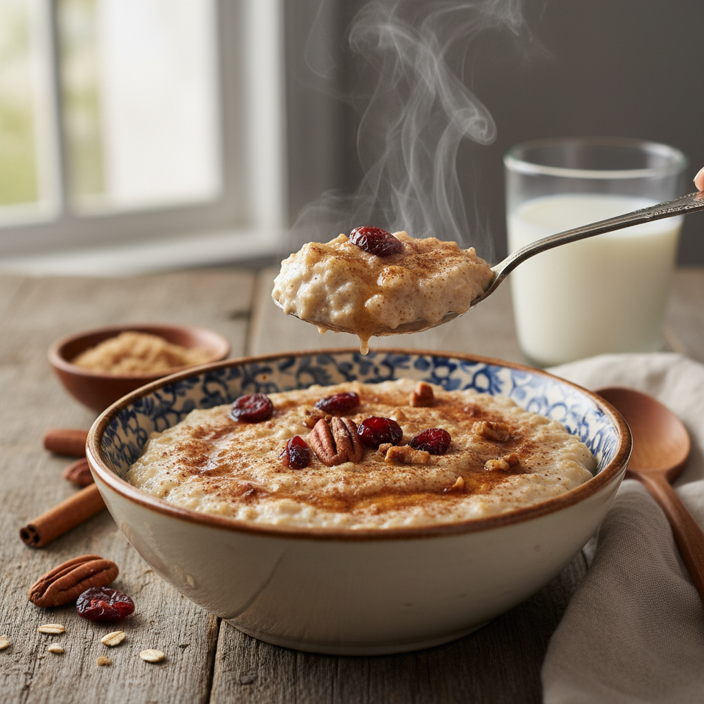 Microwave Oatmeal with Brown Sugar and Cinnamon