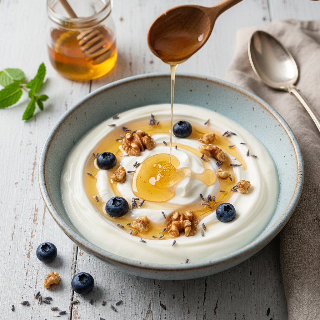 Greek Yogurt with a Drizzle of Honey