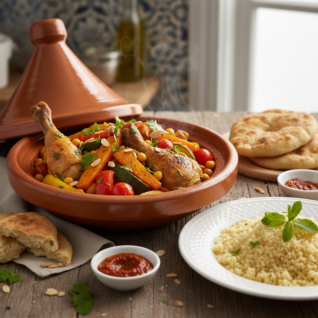 Chicken and Vegetable Tagine (Quick Version)