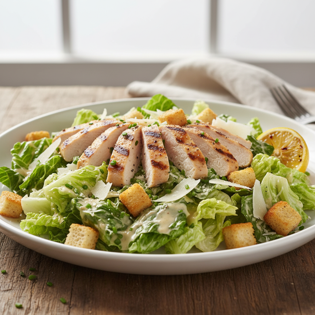 Quick Chicken Caesar Salad