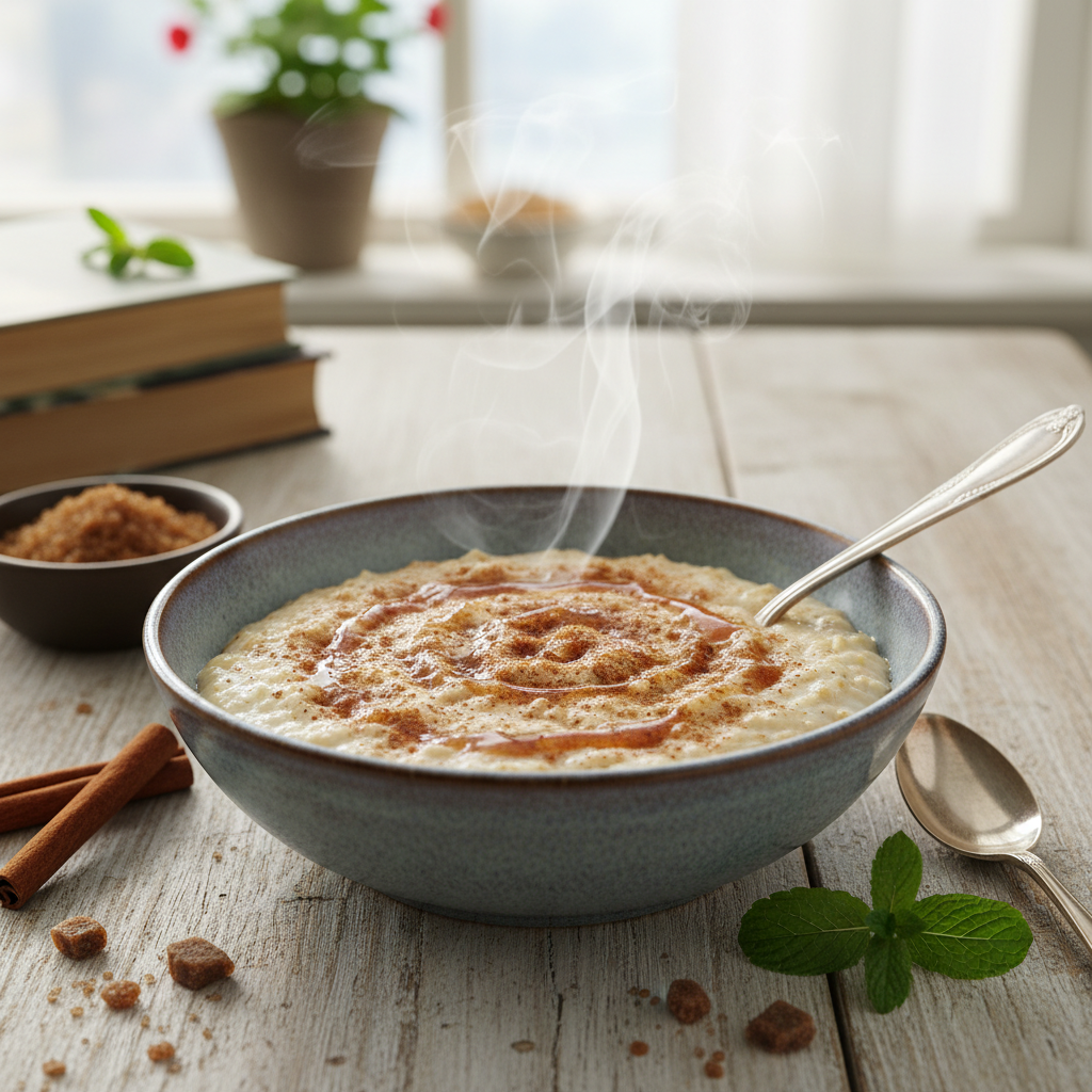 Speedy Oatmeal with Brown Sugar and Cinnamon