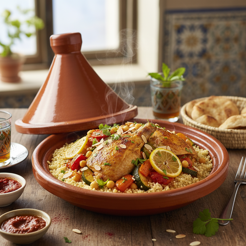 Chicken and Vegetable Couscous Tagine