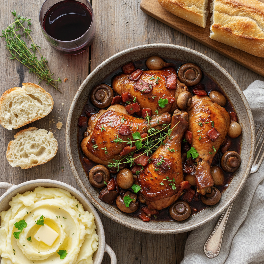 Authentic Coq Au Vin
