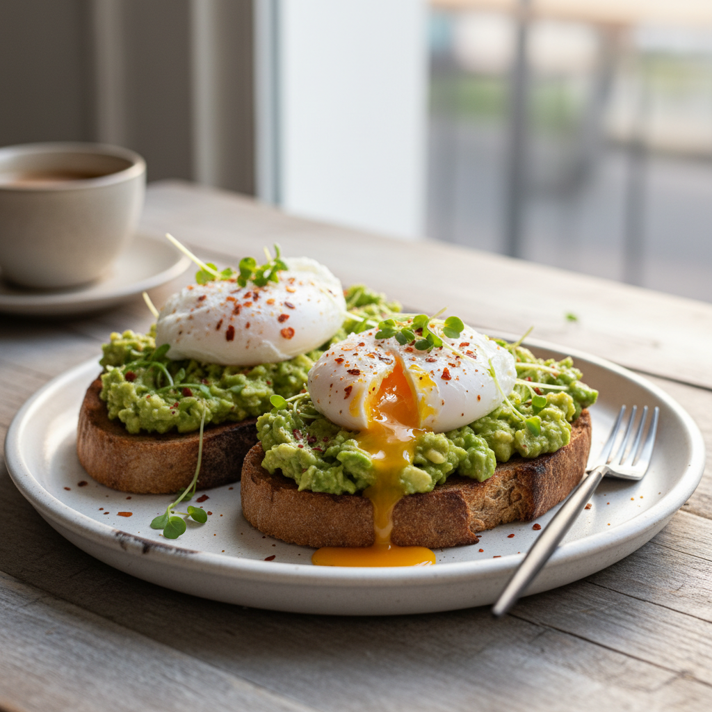 Avocado Toast with Fried Egg