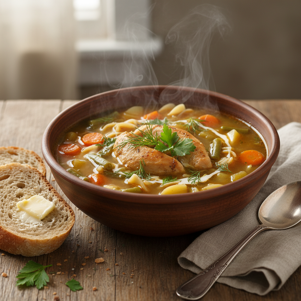 Hearty Chicken and Vegetable Soup