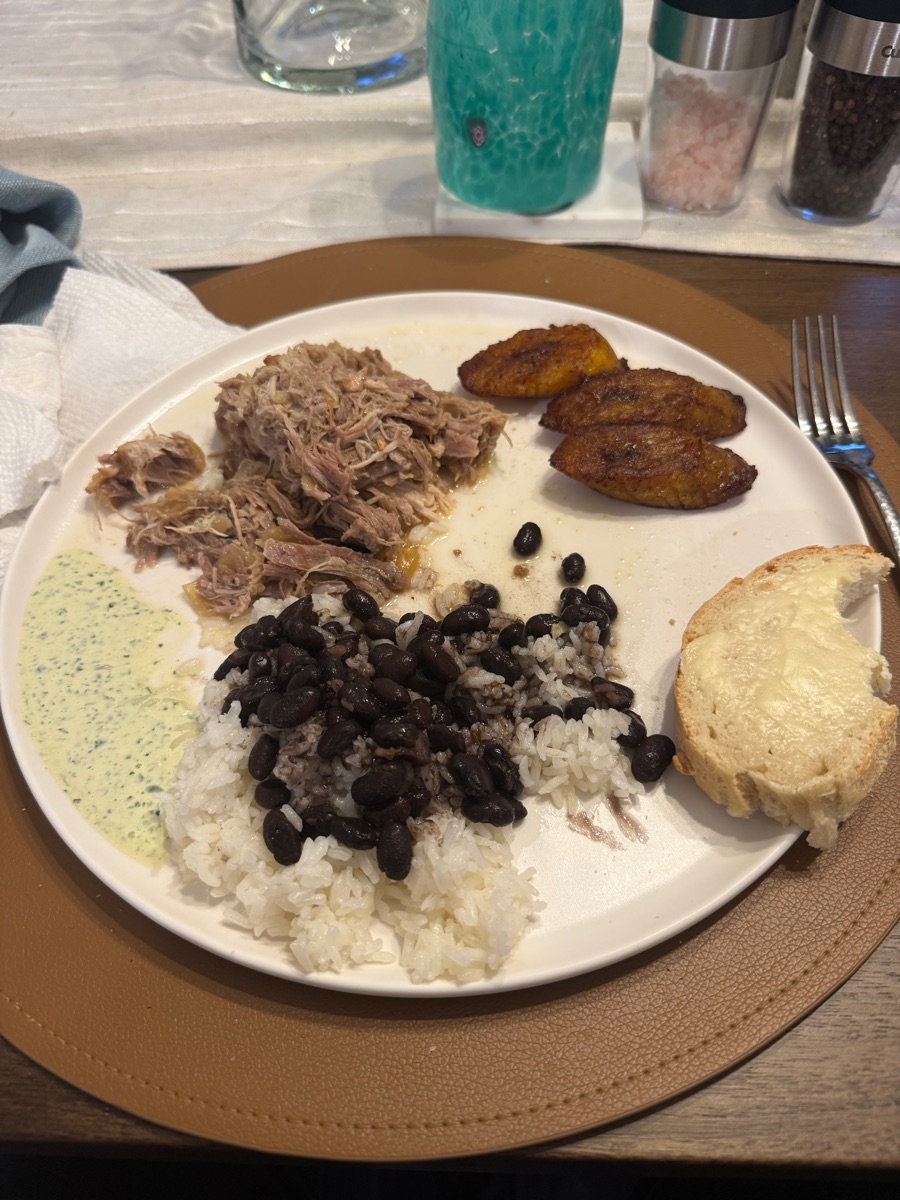 Cuban Plate (Lechón Asado with Sides)