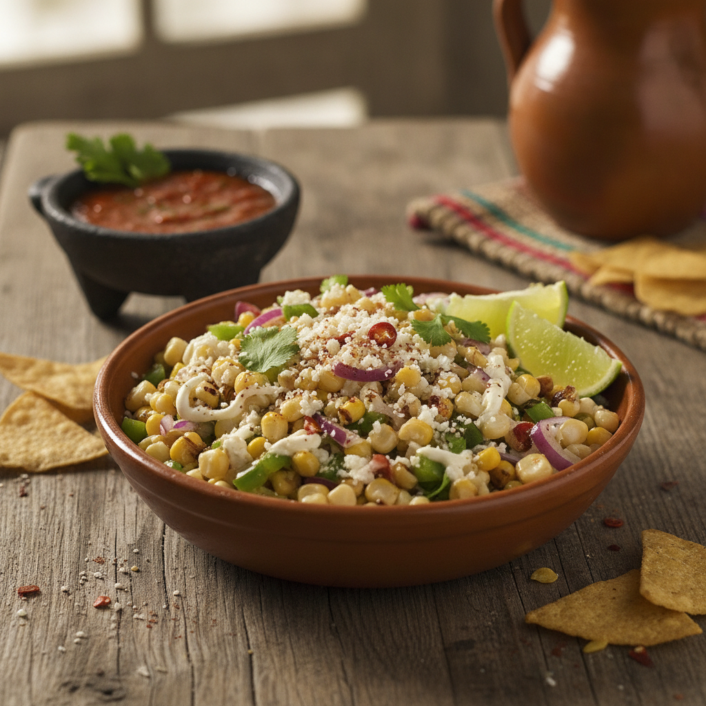 Authentic Mexican Corn Salsa (Esquites-Inspired)