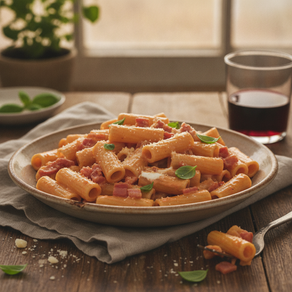 Authentic Rigatoni Alla Vodka