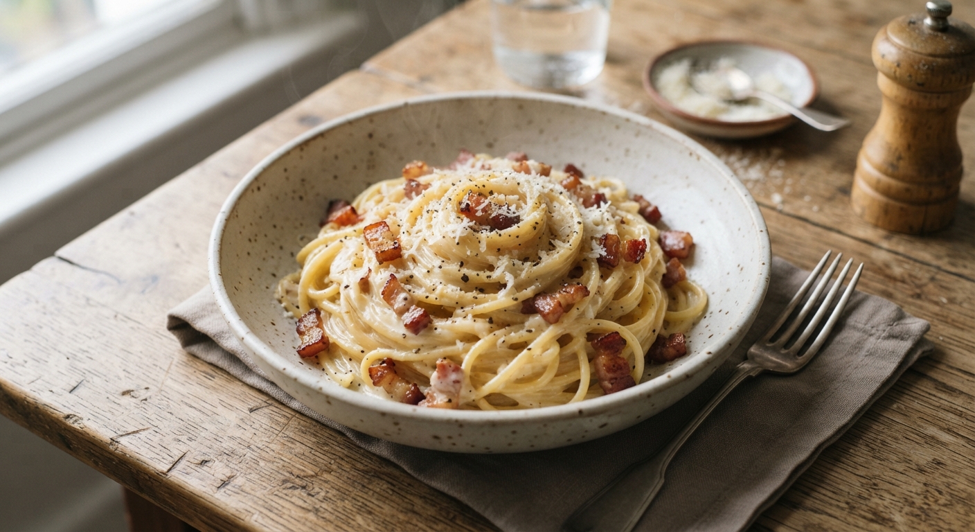 Hearty Bacon and Pasta Carbonara